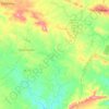 Campo Grande topographic map, elevation, terrain