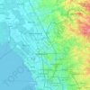 Northern Manila District topographic map, elevation, terrain