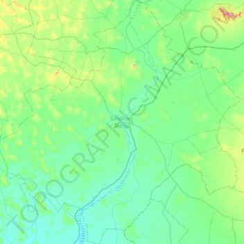 Sindhari Tehsil topographic map, elevation, terrain