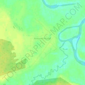 Большой Антибес topographic map, elevation, terrain