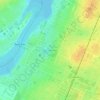 Parc Ahuntsic topographic map, elevation, terrain