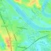 Giraween Park topographic map, elevation, terrain