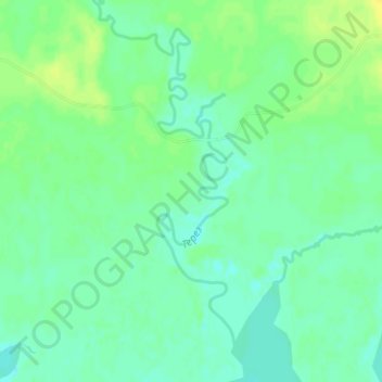 Терез topographic map, elevation, terrain