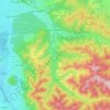 Eschachtal topographic map, elevation, terrain