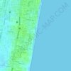 Neelangarai Beach topographic map, elevation, terrain