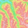 Ötztal topographic map, elevation, terrain