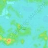 Fiji Island topographic map, elevation, terrain