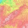 Alpes Suábios topographic map, elevation, terrain