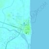 Tranquebar topographic map, elevation, terrain