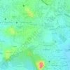 Qutub Shahi Tombs topographic map, elevation, terrain