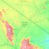 Mkomazi National Park topographic map, elevation, terrain