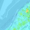 Corniche Beach - Phase 2 topographic map, elevation, terrain