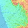 ದಕ್ಷಿಣ ಕನ್ನಡ topographic map, elevation, terrain