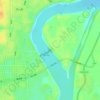 郁江 topographic map, elevation, terrain