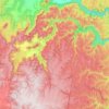 Wolgan River topographic map, elevation, terrain