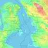 Öresund topographic map, elevation, terrain