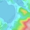 White Beach topographic map, elevation, terrain