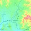 Masafi topographic map, elevation, terrain
