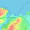 Coles Beach topographic map, elevation, terrain