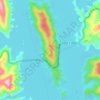 Banding Island topographic map, elevation, terrain