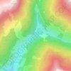 Lago di Valdurna topographic map, elevation, terrain