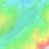 Mooserboden topographic map, elevation, terrain