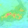 Kapilash WLS topographic map, elevation, terrain