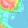 Castle Forbes Rivulet topographic map, elevation, terrain