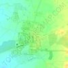 La Carlota City Public Plaza topographic map, elevation, terrain