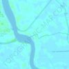 Sungai Semawang topographic map, elevation, terrain