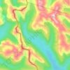 Canelo topographic map, elevation, terrain