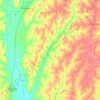 Norvey Creek topographic map, elevation, terrain