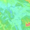 Codli topographic map, elevation, terrain