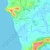 Anjuna topographic map, elevation, terrain