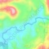 Sholayar topographic map, elevation, terrain