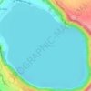 Lake Albano topographic map, elevation, terrain