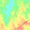 Titus Creek topographic map, elevation, terrain