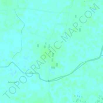 Ratanpur topographic map, elevation, terrain