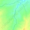 Kali Sindh topographic map, elevation, terrain