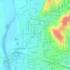 6 de Enero topographic map, elevation, terrain