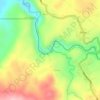 Agus River topographic map, elevation, terrain