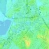 Urban Forest topographic map, elevation, terrain