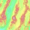 Toquima topographic map, elevation, terrain