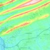 Blue Mountain topographic map, elevation, terrain