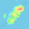 Monhegan Island topographic map, elevation, terrain