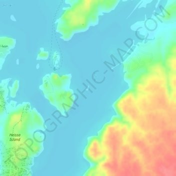 Philae Topographic Map Elevation Terrain   Thumbnail 