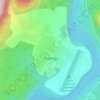 Tuting topographic map, elevation, terrain