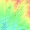 Kham River topographic map, elevation, terrain