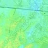 Taman Ubud topographic map, elevation, terrain