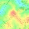 Ashby Parva topographic map, elevation, terrain